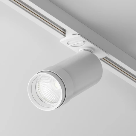 Трековый светильник Focus Led Zoom Unity 4000K 12Вт 15° (однофазный) Maytoni Technical TR021-1-12B4K-Z-W (220V, круглые)