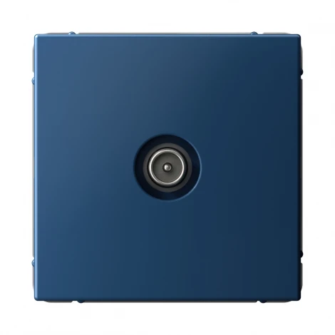 ТВ-розетка проходная (аквамарин) Systeme Electric GAL001192