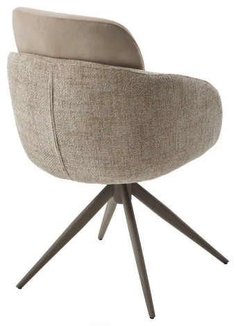 Стул ГРЕЙС (GRACE) 360 град., цвет БЕЖЕВЫЙ (PENA-120 / G1229-3, ткань / ЛАТТЕ каркас, ®DISAUR M-City 64844