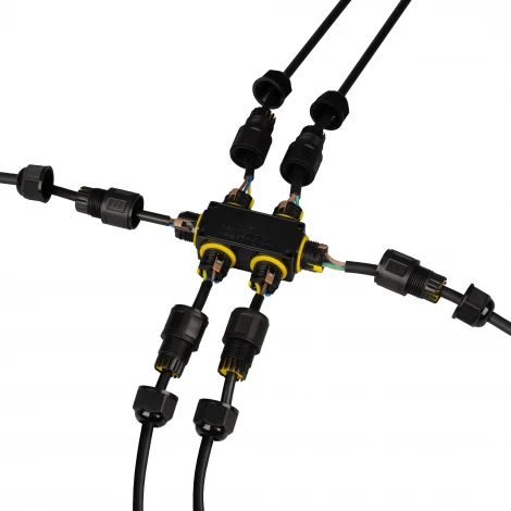 Коннектор NEO-GERM-3pin-TT-WTW (4-8mm) (Arlight, IP68) 053445