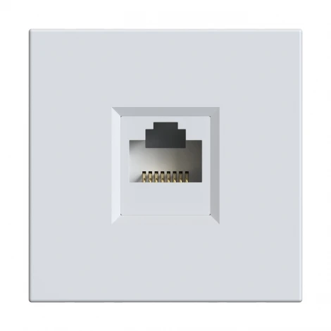 Розетка Ethernet RJ-45 (белый) Systeme Electric W45 RIN-144K5E-B