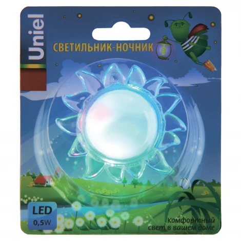 Ночник Uniel DTL-308-Подсолнух/RGB/4LED/0,5W