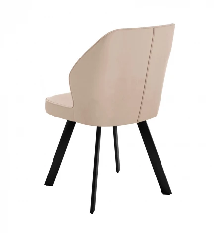 Стул DikLine 232M поворотный B03 BEIGE, ножки черные 00-00085502