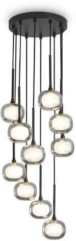 Подвесной светильник каскадный Freya Shimmer FR5435PL-10B (220V, на проводе)