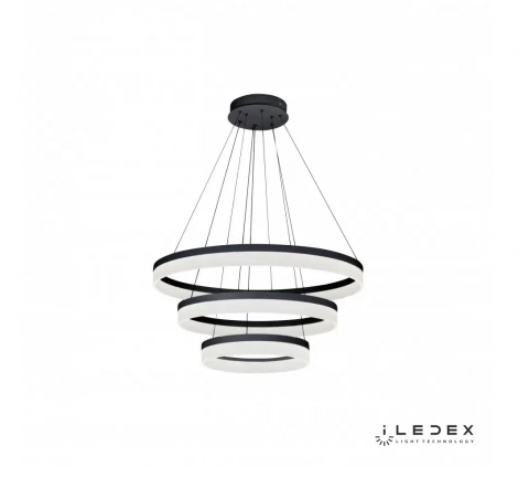 Подвесной светильник iLedex Around D0301-3 (200x400x600) BK