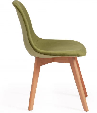 Стул CINDY SOFT (mod. C1021F1) / 1 шт. в упаковке Tetchair (Вельвет,Бук/Зеленый) арт.15844