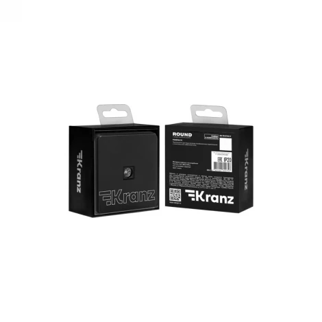 Розетка TV с/у оникс Kranz Round KR-78-0723-3