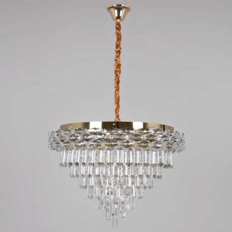 Подвесная люстра хрустальная Reluce 31070-0.4-600 MX GD