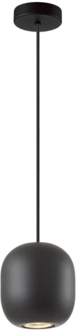Подвесной светильник Odeon Light Cocoon 5060/1BA PENDANT черный/металл GU10 LED 4W (220V, на проводе)