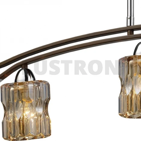 Потолочная люстра N-Light 481 481-03-13 chrome + wengue