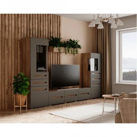 Тумба для ТВ Наоми БТС ТБ-17, графит 00-00025916