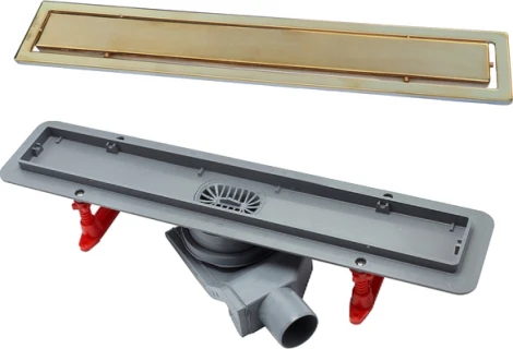 Душевой лоток Pestan Confluo Premium Gold Line 300 с решеткой