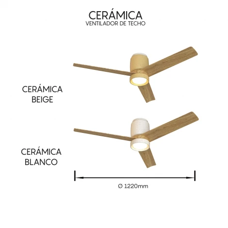 Потолочная люстра с вентилятор Mantra Ceramica 9479