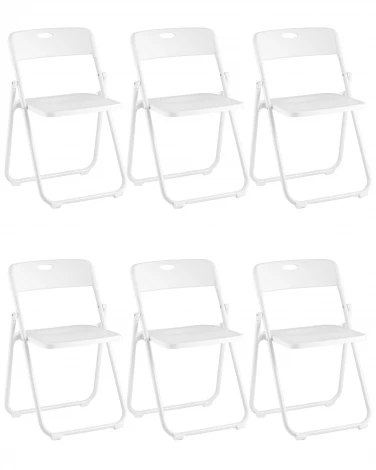 Стул складной GJ-3017 белый 6 шт. Stool Group УТ000043164