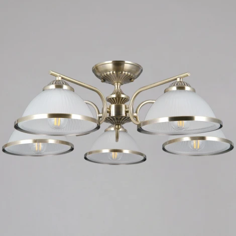 Потолочная люстра на штанге ILLUMICO IL0891-5CSQ-26 AB ELITE