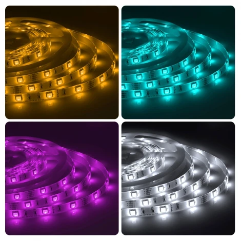 Светодиодная лента 12В СТ 7,2Вт/м SMD5050 30д/м IP65 ширина подложки 10мм, 5м RGB Apeyron 00-41