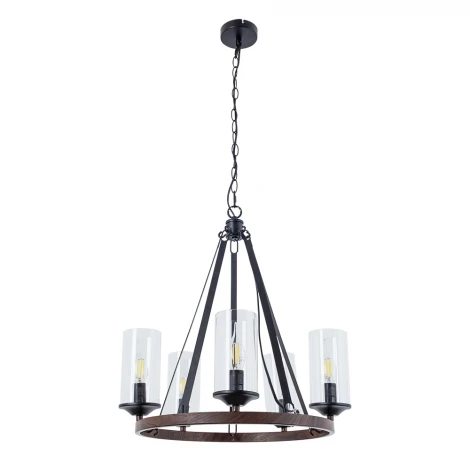 Подвесная люстра Arte Lamp Dalim A7014SP-5BK (220V, на цепи)