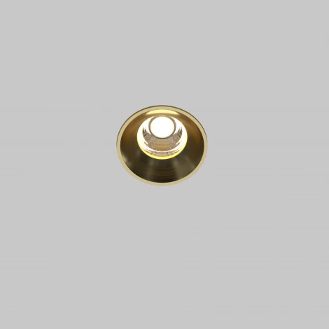 Встраиваемый светильник под гипсокартон Maytoni Round DL058-7W3K-TRS-BS (LED, 220V, круглые)