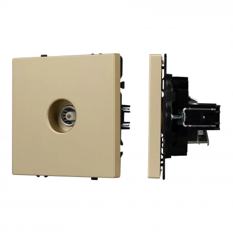 Механизм телевизионной розетки SCT-NOBE-MTV1-SFPL-GD (Arlight, Золотой песок) 054294