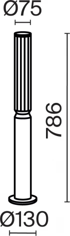 Наземный уличный светильник Maytoni Lit O593FL-L12BR3K (LED, 220V, круглые, IP65)