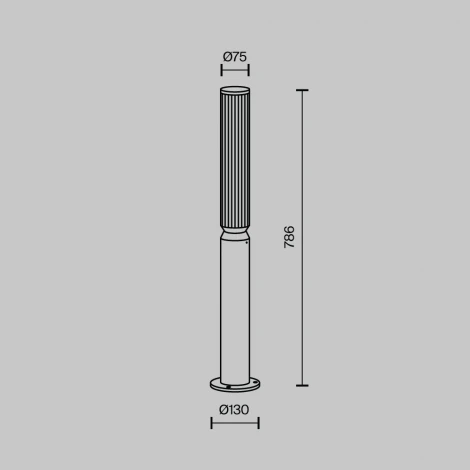 Наземный уличный светильник Maytoni Lit O593FL-L12BR3K (LED, 220V, круглые, IP65)