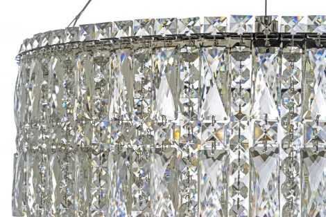 Подвесная люстра хрустальная Arti Lampadari Ovindoli Gold Ovindoli L 1.5.60.102 N (LED, 220V, на тросе)