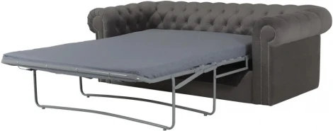 Диван Chesterfield ОГОГО (арт.344289), (Ткань/Серый)
