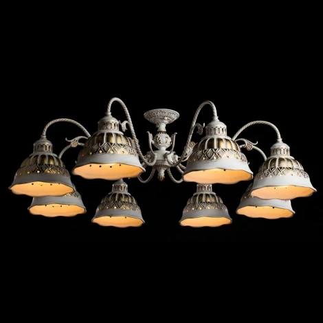 Потолочная люстра Arte Lamp Chiesa A2814PL-8WG