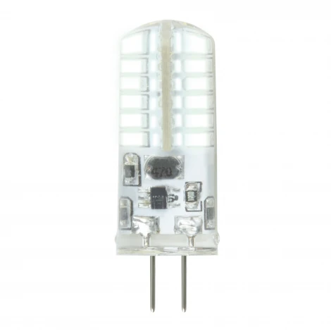 Лампа светодиодная с силиконовым покрытием, белый свет 4000К Uniel JC 12V LED-JC-12/3W/4000K/G4/CL SIZ05TR