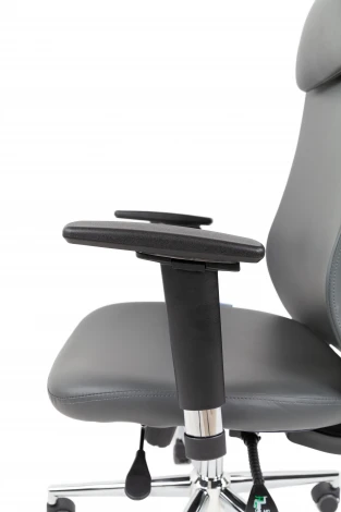 Офисное кресло Chairman 500LUX Россия экокожа cерый 7184505