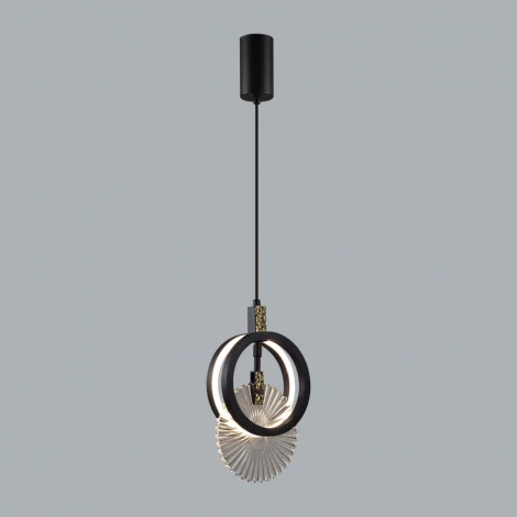 Подвесной светильник Odeon Light Mercury 5421/17L черный/золото/металл/стекло LED 17W 3000K (220V, на проводе)