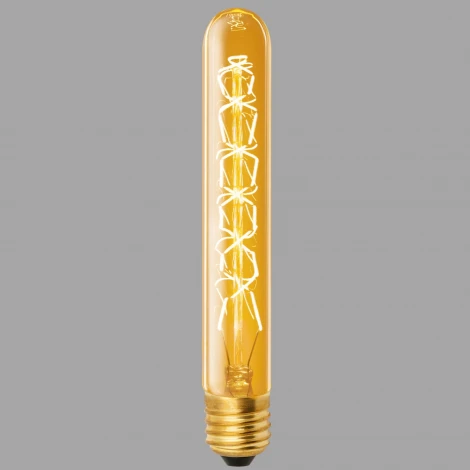 Лампочка накаливания цилиндр желтая E27 60W Uniel IL-V-L28A-60/GOLDEN/E27 CW01