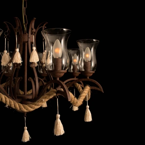 Подвесная люстра Arte Lamp Galeone A8989LM-8BR