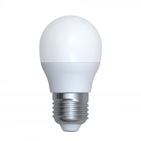 Лампочка светодиодная шар белая E27 6W 4000K Uniel LED-G45-6W/4000K/E27/FR/RA95 PLK01WH