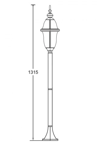 Наземный фонарь Oasis Light Florida 89406