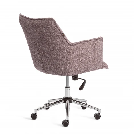 Кресло Lutz/Лутц/Луц хром велюр/букле, VT shape wood rose Tetchair 25479