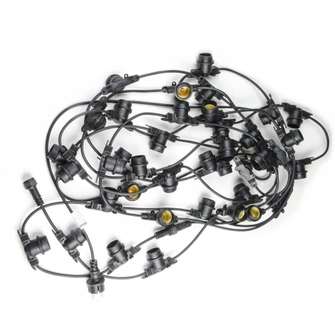 Гирлянда Uniel UDL-K110 40/E27/10M IP65 BLACK BELT-LIGHT