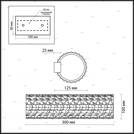 Настенный светильник Odeon Light Loden 2217/2W