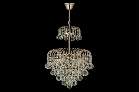 Подвесная люстра Arti Lampadari Bellagio E 1.5.40.100 N (220V, хрусталь, на цепи)