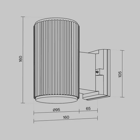 Архитектурная подсветка Maytoni Rando O419WL-01W (220V, круглые, IP54)