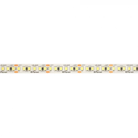 Светодиодная LED лента 180SMD(2835)/м 16Вт/м 24V 4000К 30м IP20 Feron LS502 53090