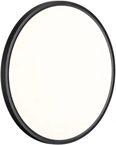 Настенно-потолочный Sonex Alfa Black 7660/40L MITRA пластик/белый/черный LED 40Вт 3000/4000K D495 IP20 (220V, круглые)