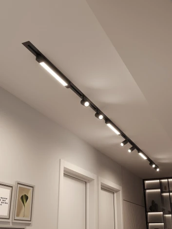 Трековая система в сборе встраиваемая однофазная 220V Hesby Lighting Skylite №5 HSBL_kompl_S005_VI4B4K