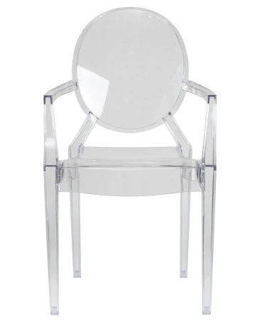 Набор 4 шт Стул обеденный DOBRIN LOUIS GHOST (цвет прозрачный) LMZL-РС801-N_P-clean