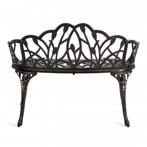 Скамья Secret de Maison Strauss (Штраус) алюминиевый сплав, 99хх56х76см, бронзовый Tetchair 11703