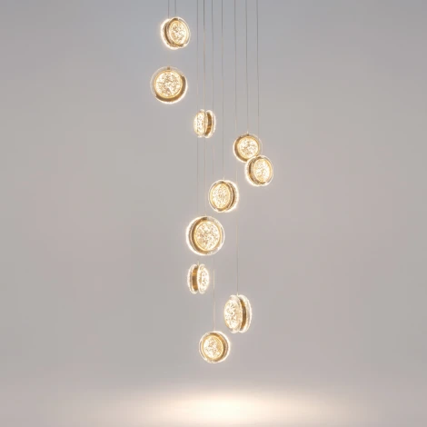 Подвесной светильник каскадный Maytoni Pharao MOD361PL-L41BS3K (LED, 220V, на проводе)