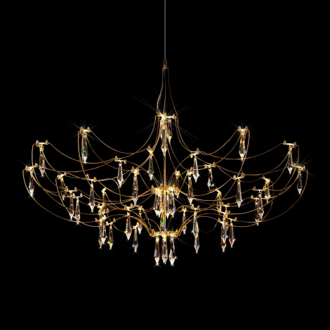 Подвесная люстра светодиодная Loft It Mira 10589/900 Gold Asfour