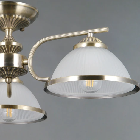 Потолочная люстра на штанге ILLUMICO IL0891-3CSQ-26 AB ELITE