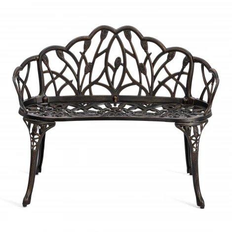 Скамья Secret de Maison Strauss (Штраус) алюминиевый сплав, 99хх56х76см, бронзовый Tetchair 11703