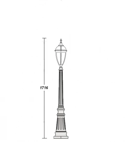 Наземный фонарь Oasis Light California L 84211L